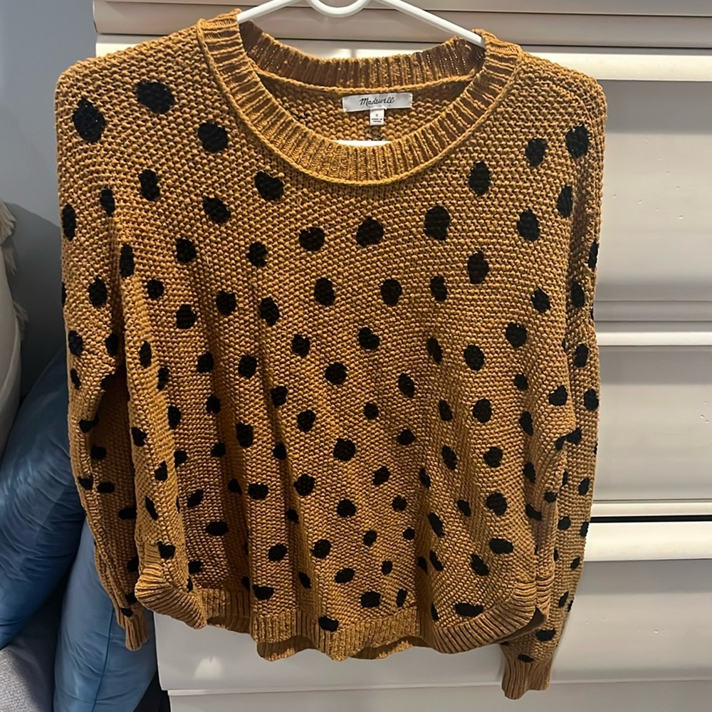 Madewell Polka Dot Sweater